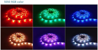 Ruban LED RGB de 5 à 30M (Télécommande/Bluetooth/Wi-Fi)