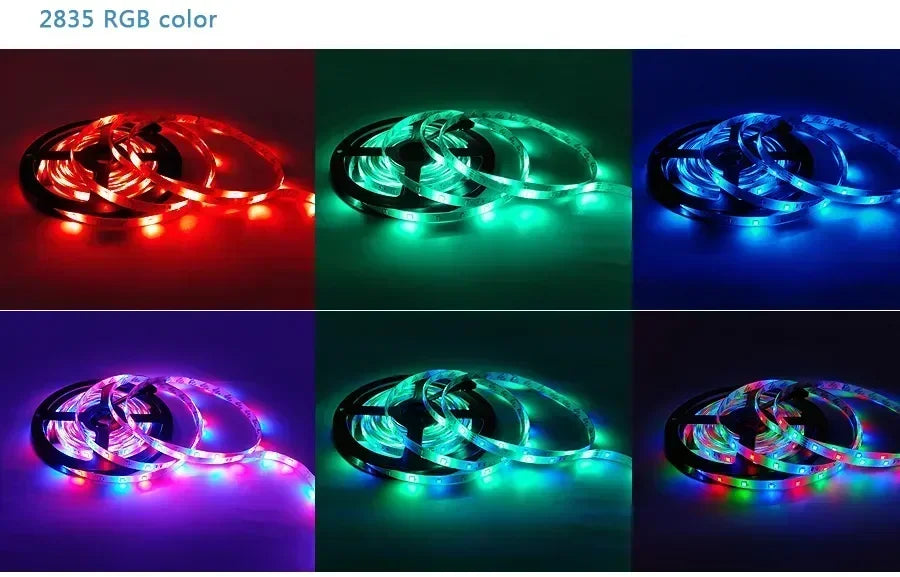 Ruban LED RGB de 5 à 30M (Télécommande/Bluetooth/Wi-Fi)