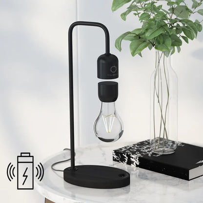 Lampe antigravité avec chargeur sans fil.